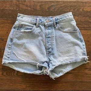 Brandy Melville high waisted denim shorts